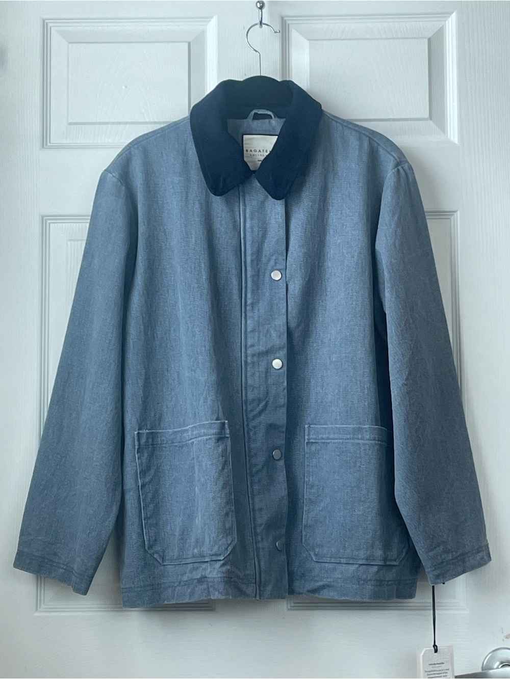 Bagatelle Collection Denim/Corduroy Barn Jacket | Chore Utility Equestrian Ranch - Picture 2 of 16